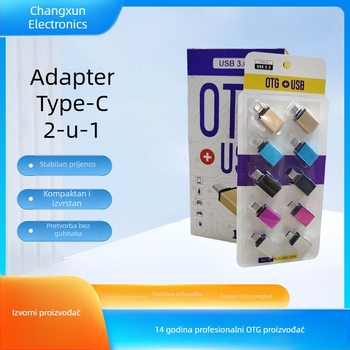 OTG adapter USB 2.0 na USB-C 3.0 pretvarač za mobitel i USB Flash disk