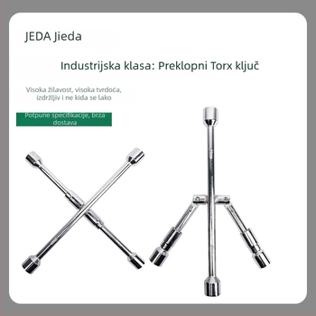 Jade sklopivi križni ključ za gume, teleskopni automobil ključ, prijenosni križni set utičnica