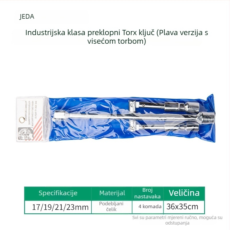 Jade sklopivi križni ključ za gume, teleskopni automobil ključ, prijenosni križni set utičnica
