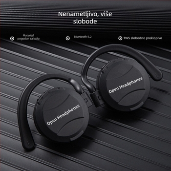 TWS Bluetooth slušalice s kukom za uho, patentirani privatni kalup, za outdoor planinarenje, niska latencija