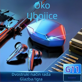 X15Pro Bežične Bluetooth slušalice s niskom latencijom, G11 e-sports gaming slušalice, TWS