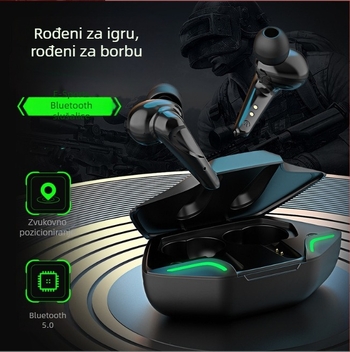 X15Pro Bežične Bluetooth slušalice s niskom latencijom, G11 e-sports gaming slušalice, TWS