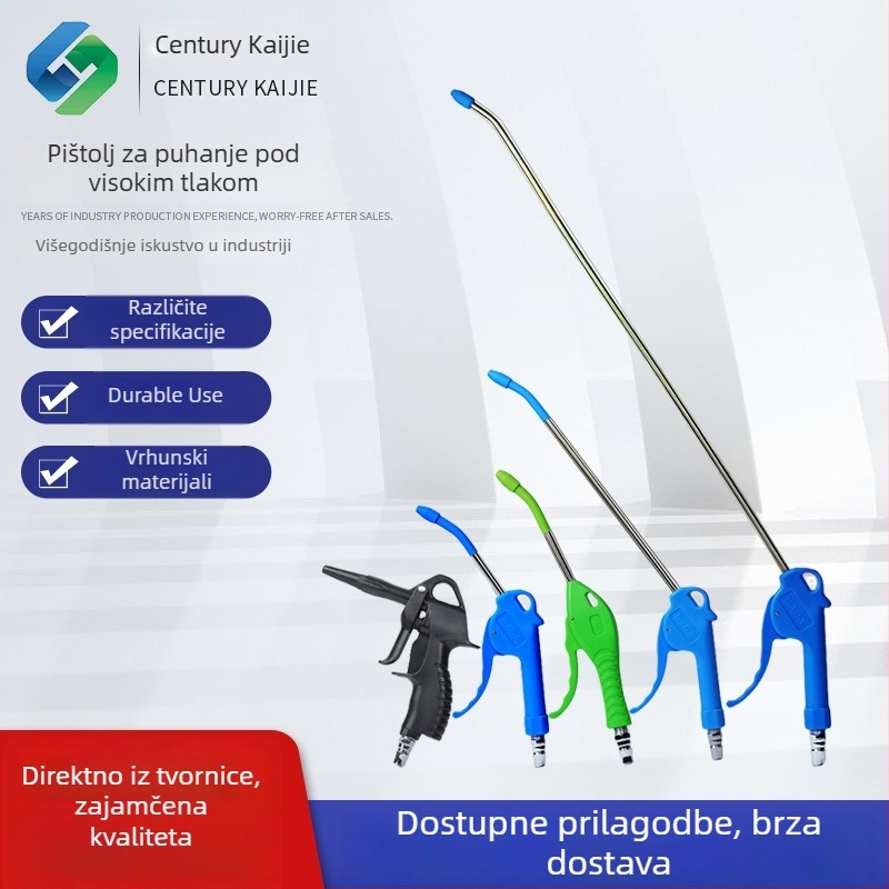 Century Capgemini B30 Pnevmatički pištolj za puhvanje prašine, 30 cm, s konektorom, srednja duljina, za metalnu obradu