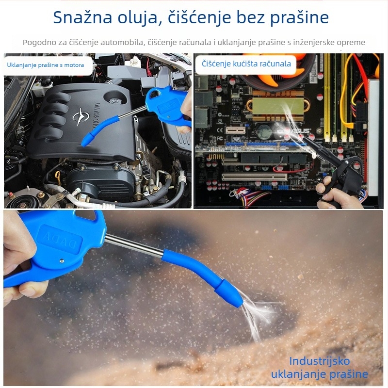 Century Capgemini B30 Pnevmatički pištolj za puhvanje prašine, 30 cm, s konektorom, srednja duljina, za metalnu obradu