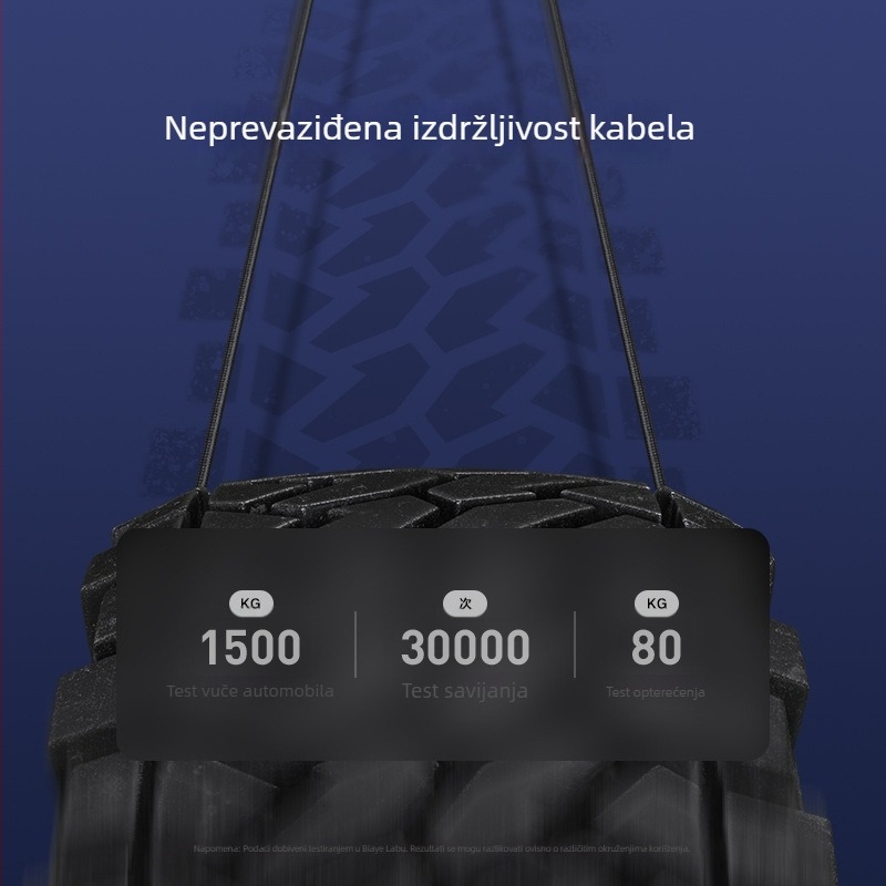 Biaz Type-C na Type-C video kabel, 1,8 m, 100W brzo punjenje, najlonski opleten