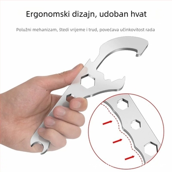 Kuka za uljni bubanj – galvanizirano željezo, elektroplatirani završetak, ručni alat