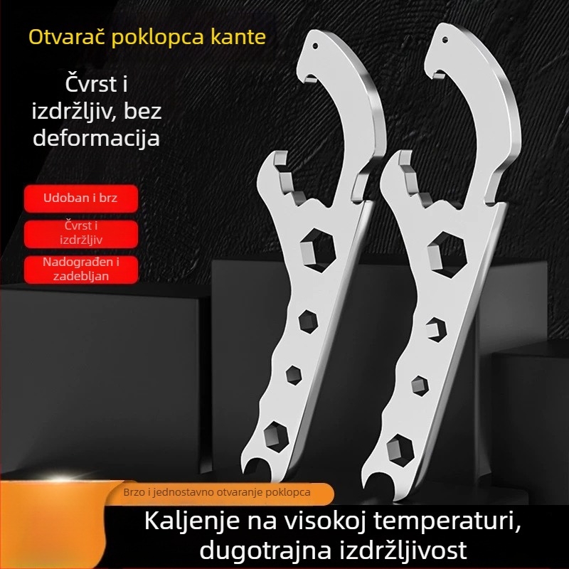 Kuka za uljni bubanj – galvanizirano željezo, elektroplatirani završetak, ručni alat