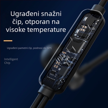 WEKOME metalne žične in-ear slušalice s mikrofonom WI80
