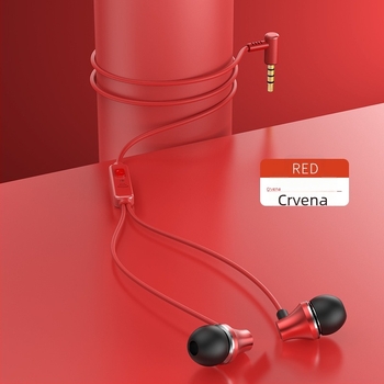 WEKOME metalne žične in-ear slušalice s mikrofonom WI80