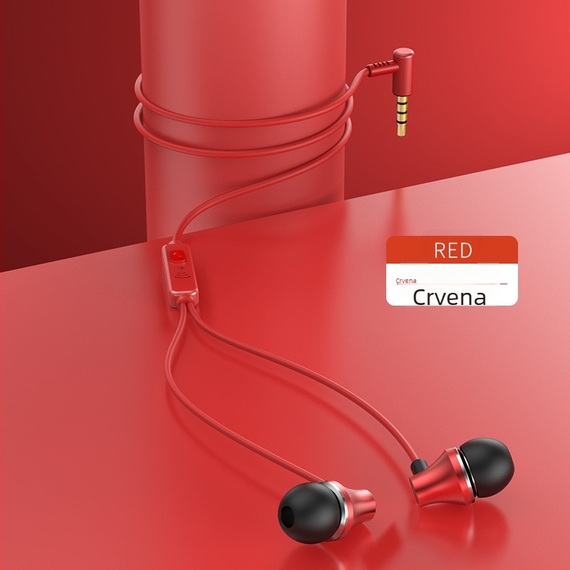WEKOME metalne žične in-ear slušalice s mikrofonom WI80
