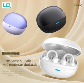 Klip-om sportske Bluetooth slušalice, bežične, dugi vijek baterije, velika baterija, udoban za nošenje, visokokvalitetan zvuk, novi model
