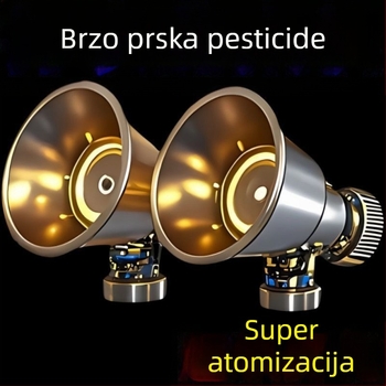Atomizirajuća mlaznica za poljoprivrednu upotrebu, prilagodljiva visokotlačna mlaznica od čistog bakra, vjetrootpurna motorna prskalica