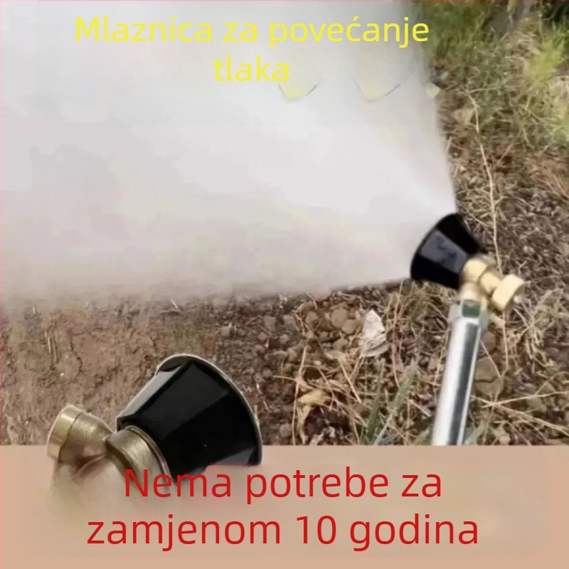 Atomizirajuća mlaznica za poljoprivrednu upotrebu, prilagodljiva visokotlačna mlaznica od čistog bakra, vjetrootpurna motorna prskalica