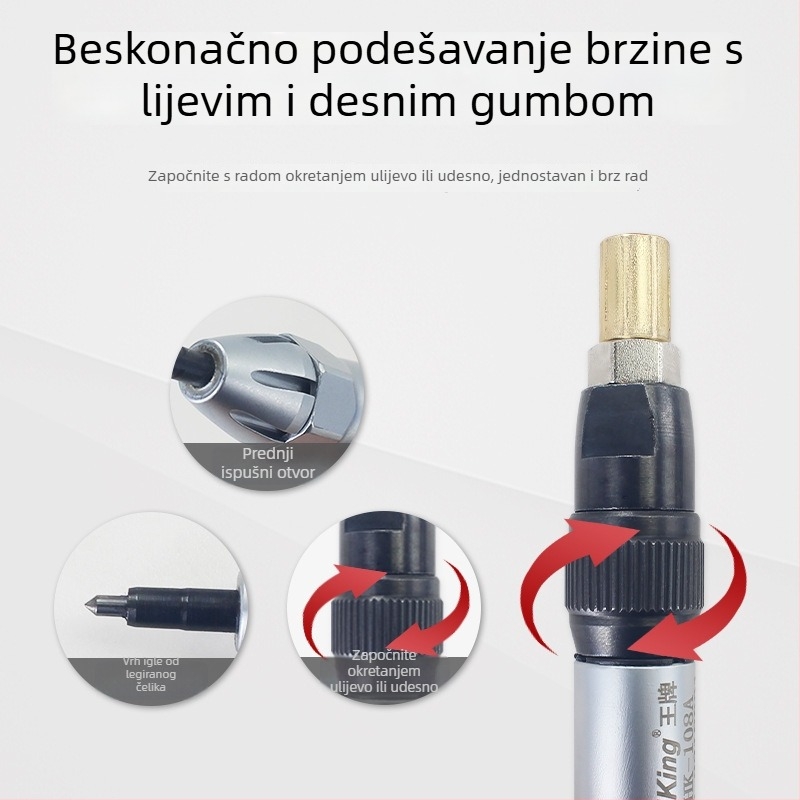 NHKing Pneumatska olovka za graviranje drveta i namještaja — Ultrazvučni alat za označavanje i graviranje