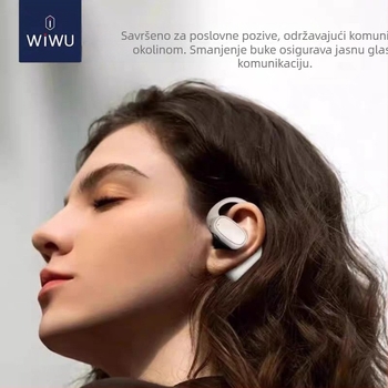 Wiwu O300 Bluetooth slušalice s otvorenim dizajnom, nisu u uho, 2024. model, dug rad baterije, kuka za uho