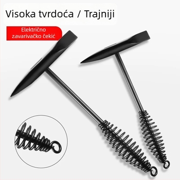 Zavarivački čekić, višefunkcionalni dvostruki čekić, za uklanjanje struske i hrđe, oštri vrh