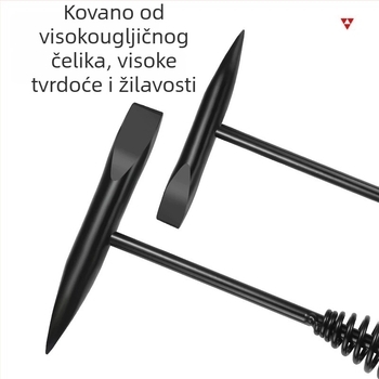 Zavarivački čekić, višefunkcionalni dvostruki čekić, za uklanjanje struske i hrđe, oštri vrh