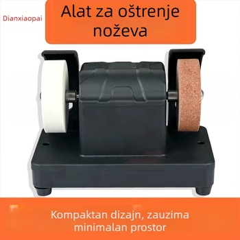 Stolna brusilica s dvostrukim kotačem (grubi i fini) i neprekidnom regulacijom brzine, za kućnu upotrebu