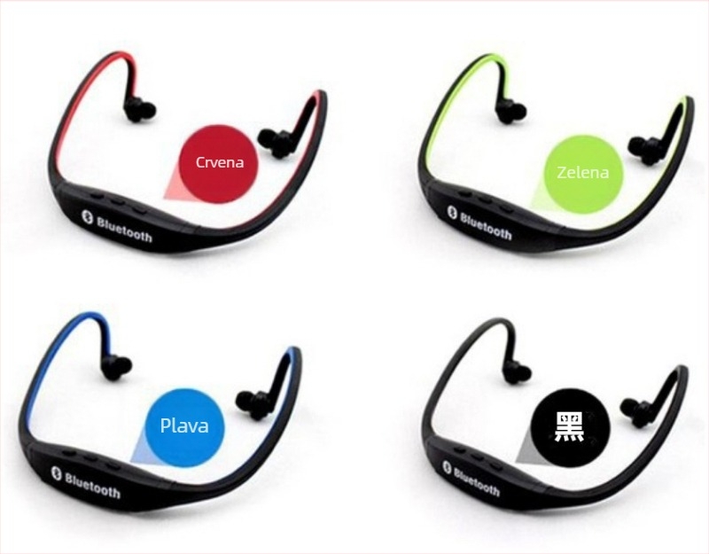 Neutral S9 Bežične Bluetooth slušalice sa slotom za karticu, sportski dizajn iza vrata, stereo zvuk