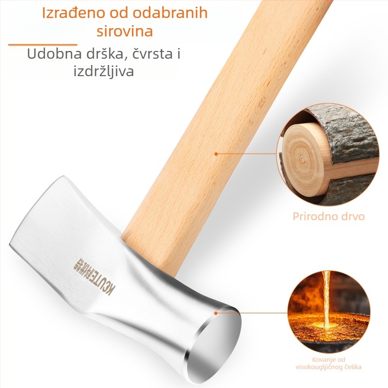 Čekić za zlatare s okruglom i ravnom glavom za kovanje, graviranje i montažu nakita