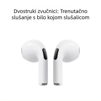 Pro6 Bluetooth slušalice J6, stvarne bežične stereo 5.3 HD pozivi, bilateralne TWS gaming slušalice