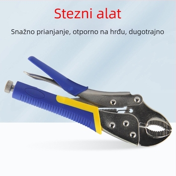 Velike kliješta s okruglim čeljustima, višenamjenski alat za stezanje, industrijske kvalitete, ručno zavarivanje vodovodnih cijevi