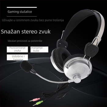 301 Poslovne over-ear slušalice s mikrofonom za pozive i igranje igara