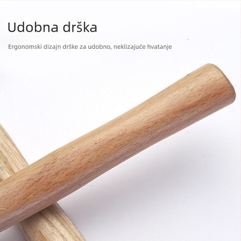 Čekić za zavarivanje s drvenom drškom, oštrim vrhom za uklanjanje šlaka i hrđe