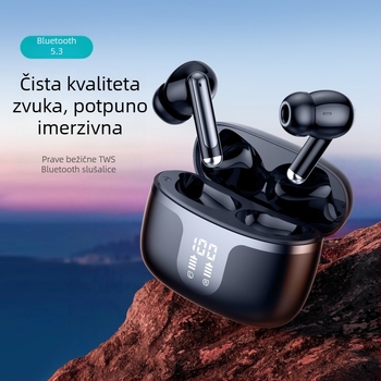 S48 bežične Bluetooth slušalice, TWS5.3, sportska glazba i gaming stil, potpuno bežične