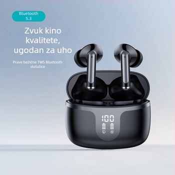 S48 bežične Bluetooth slušalice, TWS5.3, sportska glazba i gaming stil, potpuno bežične