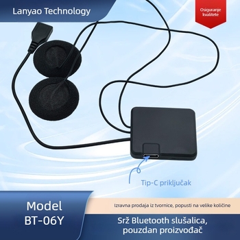 Bluetooth 6.0 stereo slušalice u masci za oči, nosive na glavi za sport