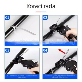 Kovinske kliješta za kaiše za kabel od nehrđajućeg čelika, napinjač, pištolj za kaiševe, metalni alat za pakiranje, rezač kaiševa