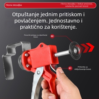 Nerđajući čelični klips za ladice i fiksiranje panela u drvenim radovima