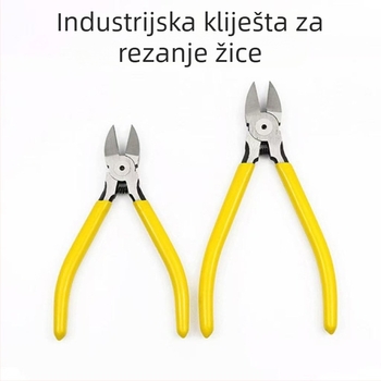 Mini diagonalne kliješta – japanski stil, tanka oštrica, za bakrenu i aluminijsku žicu, elektrikarska kliješta