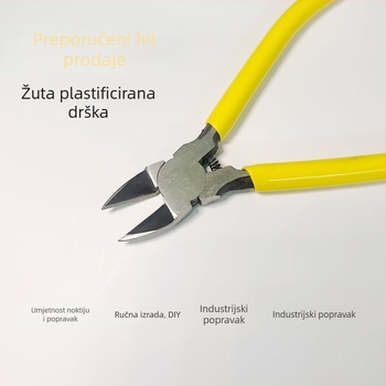 Mini diagonalne kliješta – japanski stil, tanka oštrica, za bakrenu i aluminijsku žicu, elektrikarska kliješta