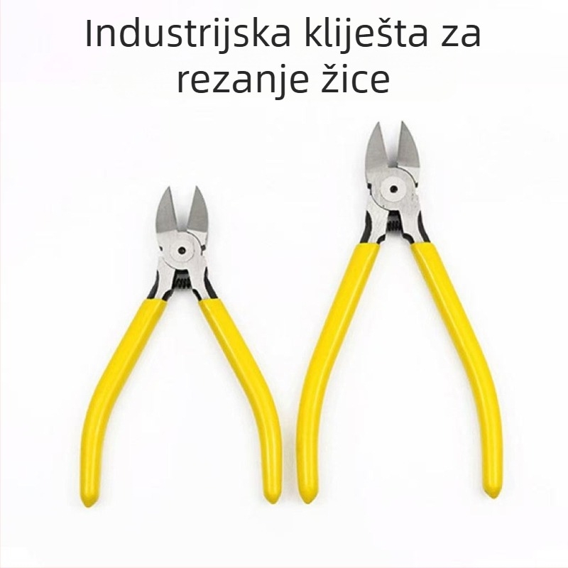 Mini diagonalne kliješta – japanski stil, tanka oštrica, za bakrenu i aluminijsku žicu, elektrikarska kliješta