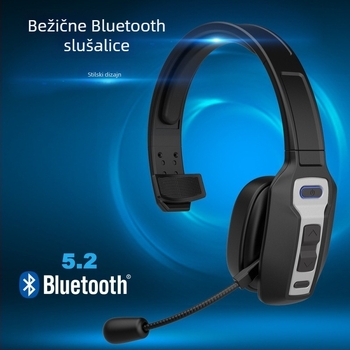 Bežični Bluetooth 5.2 ENC uklanjanje šuma za pozive, mono slušalica