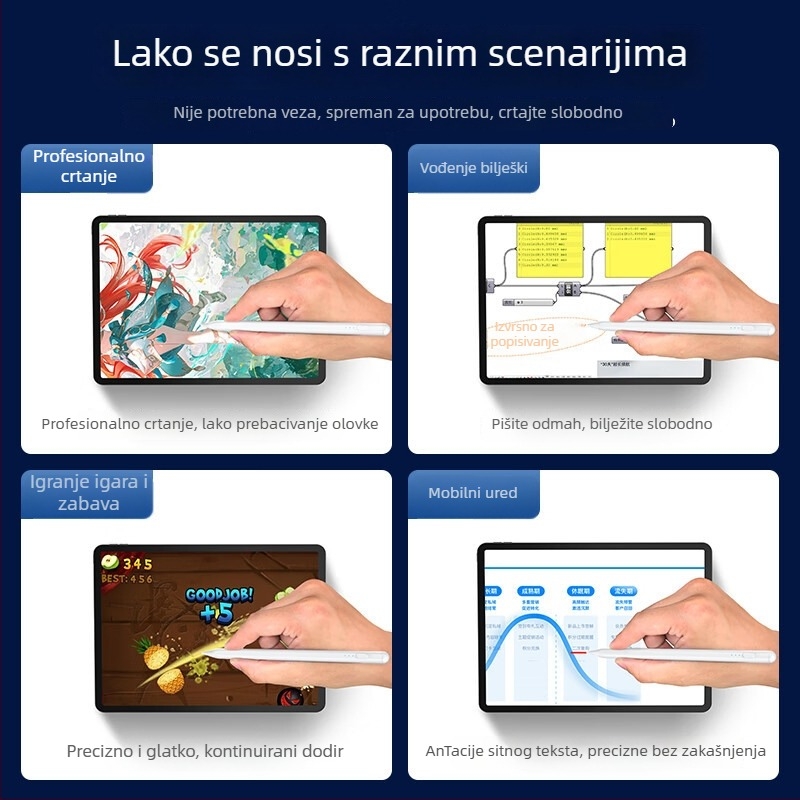 Stilus za Huawei MatePad 11.5S, kapacitivna olovka za pisanje, 11,5 inča DMG-W00 (2024)