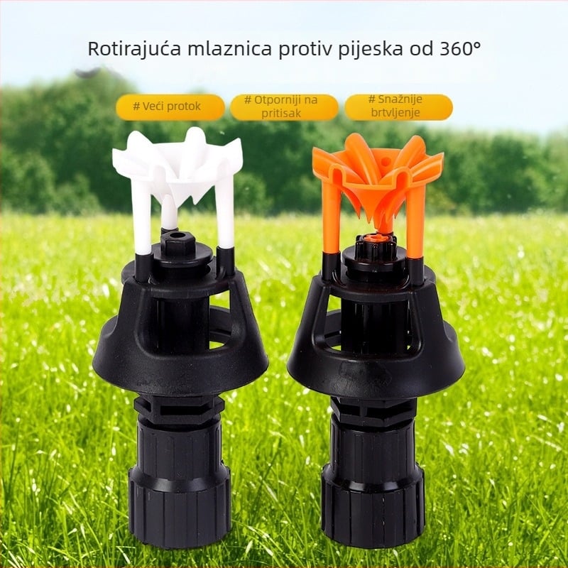 360° rotirajuća glava prskalice protiv pijeska za navodnjavanje vrtova i travnjaka