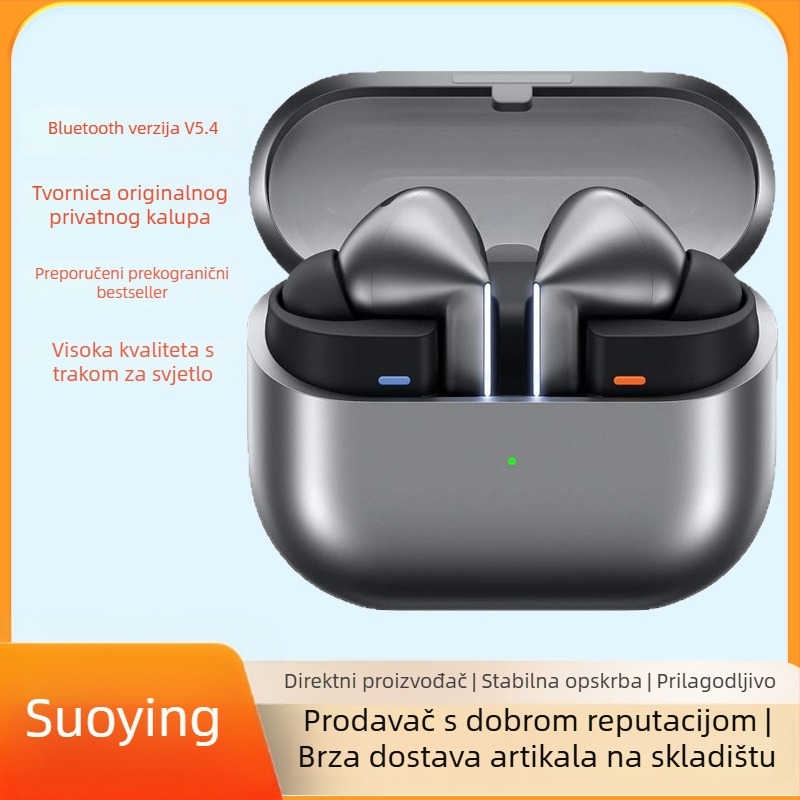 Bežične TWS slušalice s aktivnim poništavanjem buke za Samsung Galaxy Buds3 Pro, Bluetooth 5.0, IPX7 vodootporne, trajanje baterije 4-8 sati, kućište PC+ABS, boje Quicksand White i Interstellar Silver