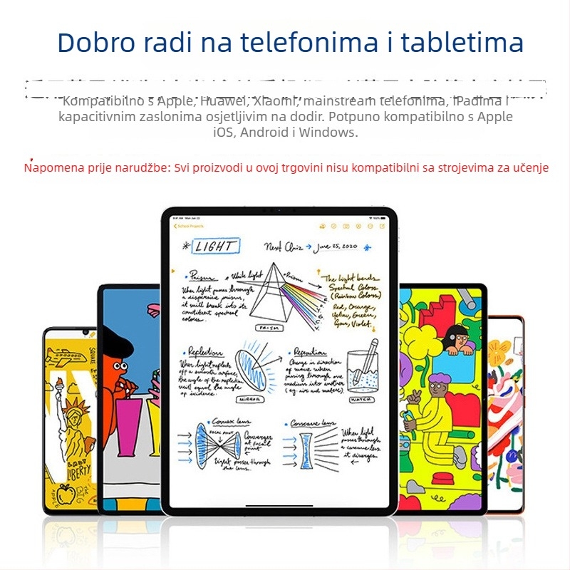 Univerzalni kapacitivni stilus s metalnim kućištem za iPad