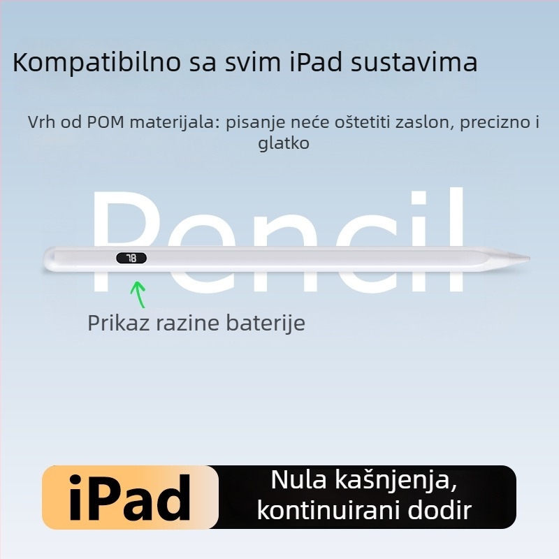 Univerzalni kapacitivni stilus s metalnim kućištem za iPad