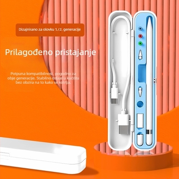 Kutija za pohranu kapacitivne olovke Apple Pencil (1. i 2. generacija), višenamjenska i otporna na padove.