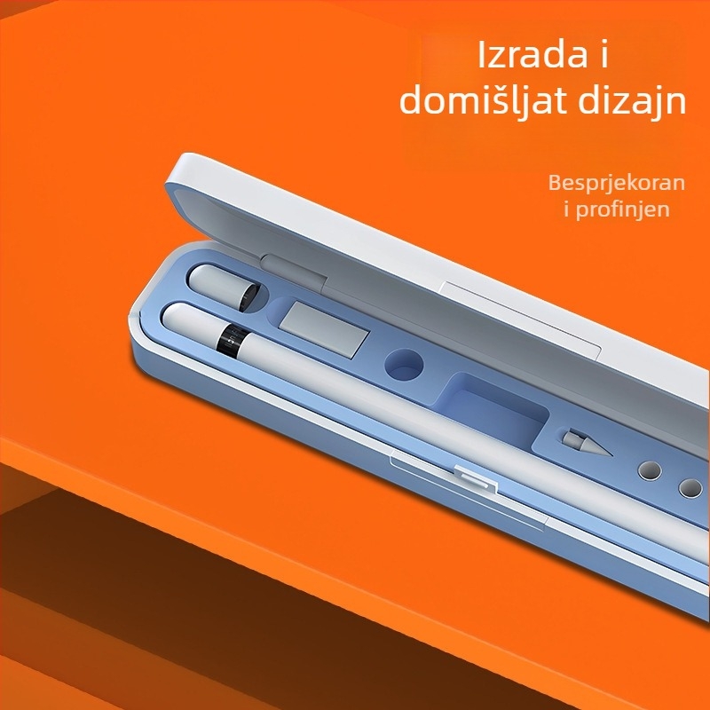 Kutija za pohranu kapacitivne olovke Apple Pencil (1. i 2. generacija), višenamjenska i otporna na padove.