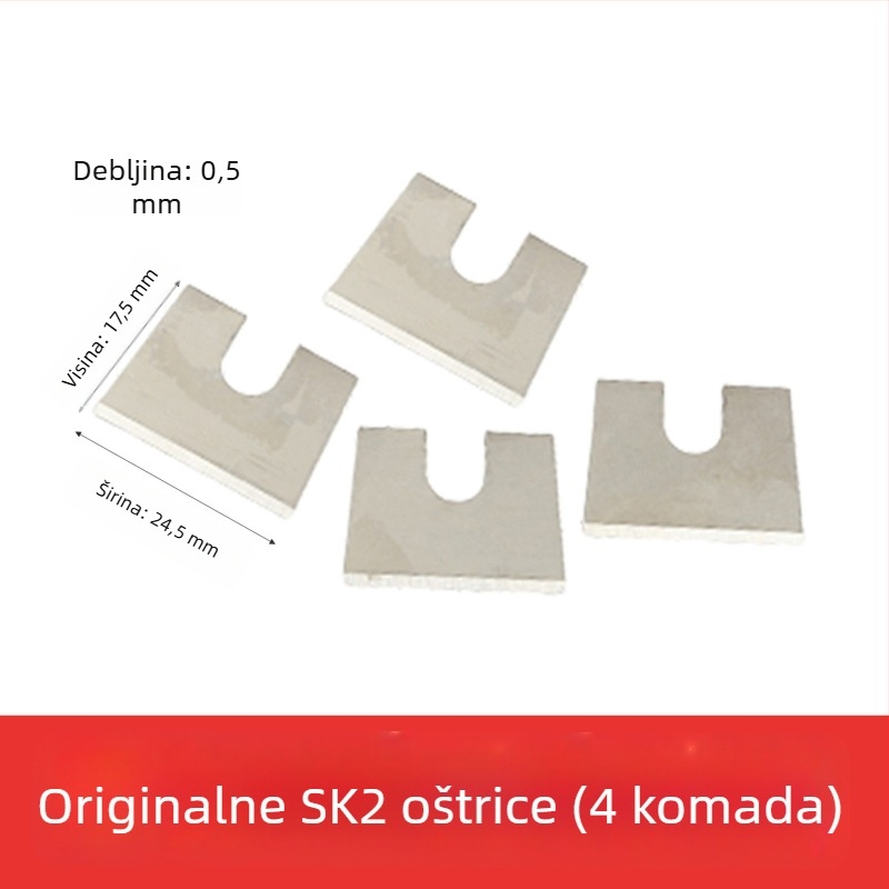 Škare za brtvljne trake vrata i prozora, 90° V‑odrez EPDM utora u aluminijskim okvirima