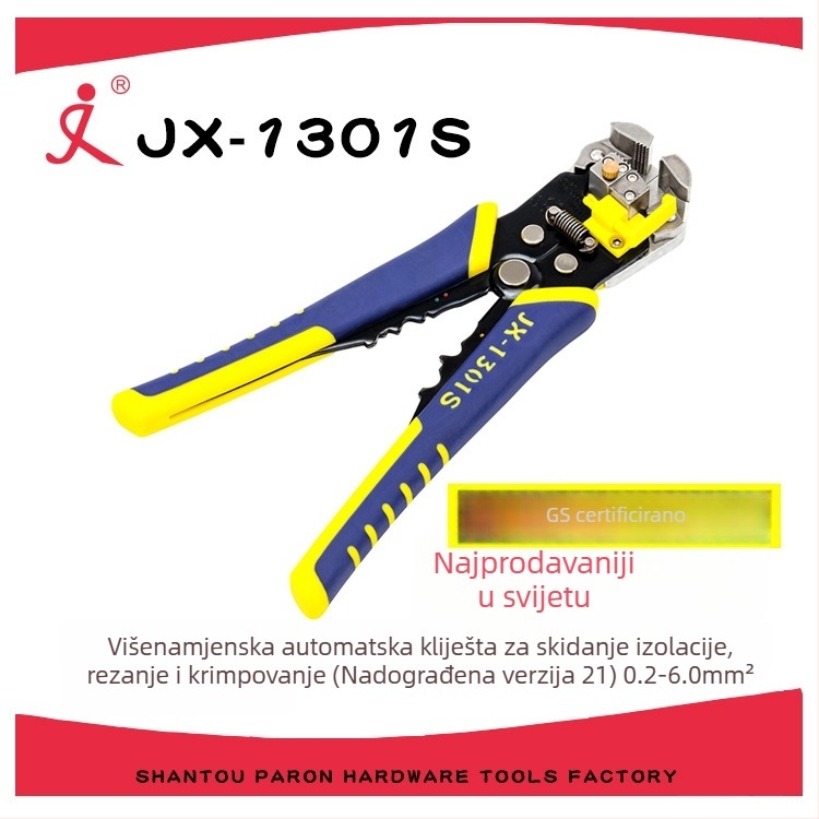 Automatske kliješta za skidanje izolacije, višenamjenski 8–30 AWG