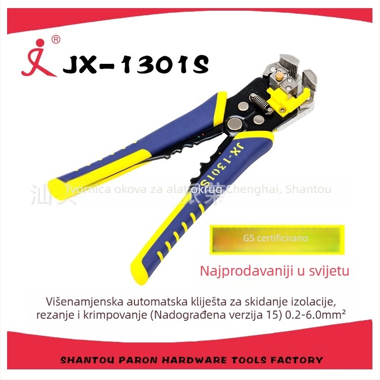 Automatske kliješta za skidanje izolacije, višenamjenski 8–30 AWG