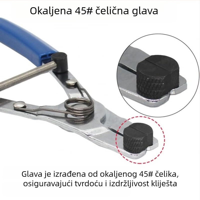 Univerzalne kliješta za demontažu klipa kočnice motocikla, alat za kaliper, nehrđajući čelik