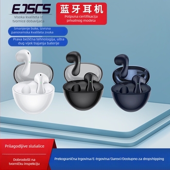 Bežične Bluetooth in-ear slušalice s aktivnim smanjenjem buke za dugotrajno nošenje, udobne i bezbolne, dvostruki stereo zvuk, prilagodljiv model