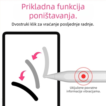 iPad stylus s detekcijom nagiba i tlaka za crtanje